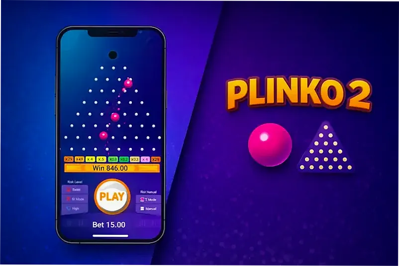Plinko game overview — BGaming board layout rows and multipliers